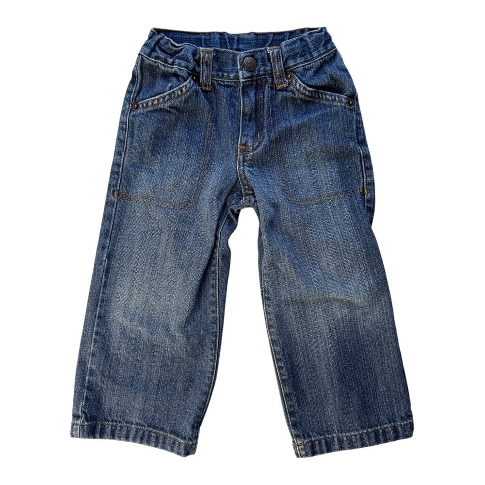 Janie and Jack Blue Adjustable Waist Jean Size 3T